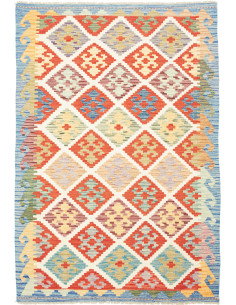 Kilim 126x186 Cm Kilim, Afghanistan, Hand-carded Wool