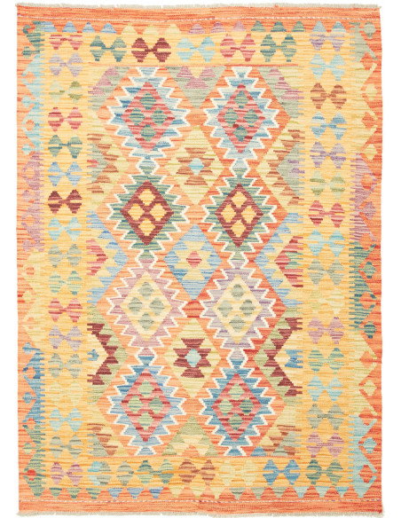 Kilim 128x177 Cm Kilim Afghan Hand-carded Wool, Cotton Warp,