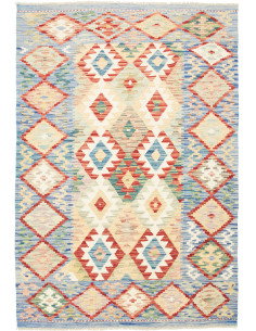 Kilim 124x179 Cm Kilim Afghanistan Hand-carded Wool (warp: