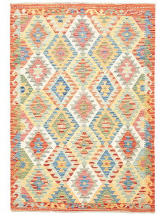Kilim 128x186 Cm Kilim Afghanistan, Hand-carded Wool