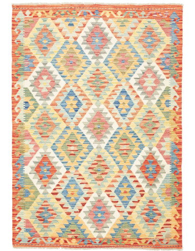Kilim 128x186 Cm Kilim Afghanistan, Lana Cardata A Mano