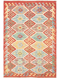 Kilim 125x182 Cm Kilim Afghanistan Lana Cardata A Mano