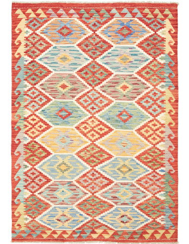 Kilim 125x182 Cm Kilim Afghanistan Hand-carded Wool