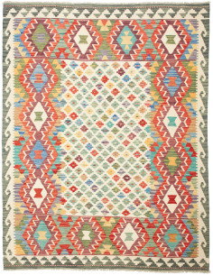 Kilim 178x228 Cm Kilim Afghanistan Hand-carded Wool Cotton