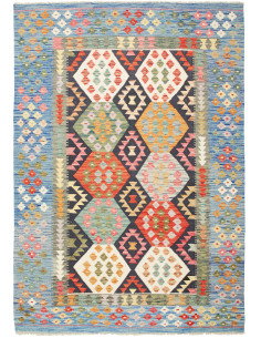 Kilim 167x239 Cm Kilim, Afghanistan, Lana Cardata A Mano