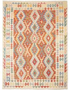 Kilim 177x236 Cm Kilim Afghanistan Hand-carded Wool Cotton