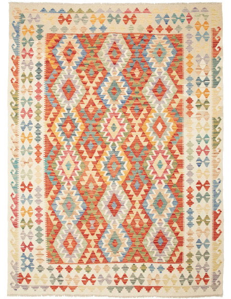 Kilim 177x236 Cm Kilim Afghanistan Lana Cardata A Mano