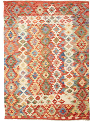 Kilim 171x235 Cm Kilim, Afghanistan, Lana Cardata A Mano