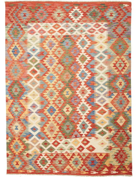 Kilim 171x235 Cm Kilim, Afghanistan, Lana Cardata A Mano