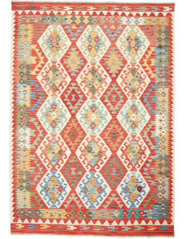 Kilim 176x248 Cm Kilim Afghanistan, Lana Cardata A Mano,