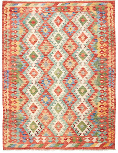 Kilim 171x230 Cm Kilim, Afghanistan, Lana Cardata A Mano