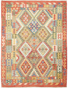 Kilim 183x243 Cm Kilim Afghanistan Hand-carded Wool
