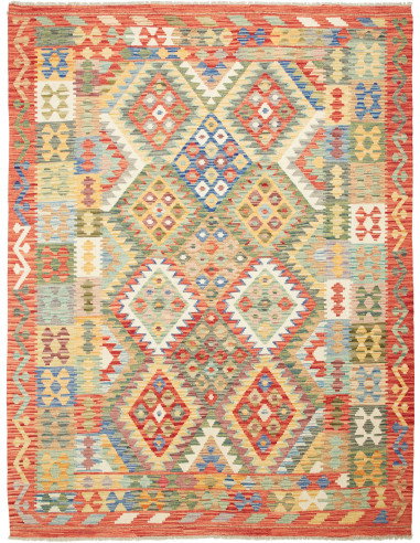Kilim 183x243 Cm Kilim Afghanistan Hand-carded Wool