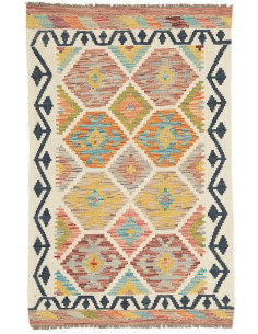 Kilim 80x124 Cm Kilim Afghanistan Hand-carded Wool (warp: