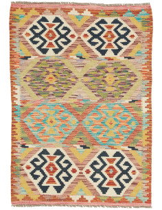 Kilim 82x119 Cm Kilim, Afghanistan, Lana Cardata A Mano