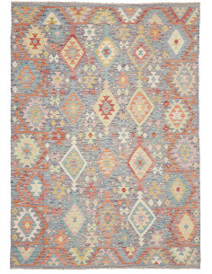 Kilim 172x240 Cm Kilim, Afghanistan, Lana Cardata A Mano,