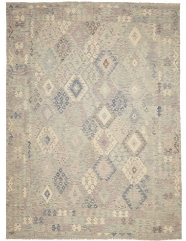 Kilim 256x342 Cm Kilim Afghanistan, Lana Cardata A Mano,