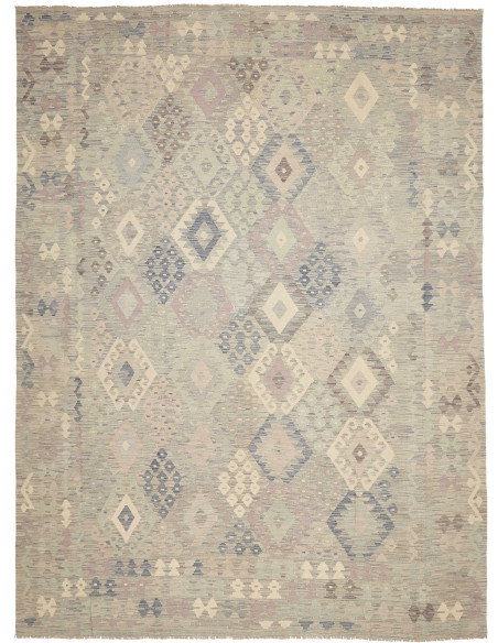 Kilim 256x342 Cm Kilim Afghanistan, Lana Cardata A Mano,