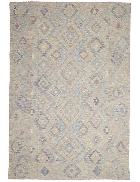Kilim 201x293 Cm Kilim, Afghanistan, Lana Cardata A Mano
