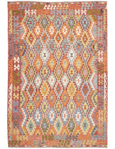 Kilim 210x304 Cm Kilim, Afghanistan, Hand-carded Wool (warp: