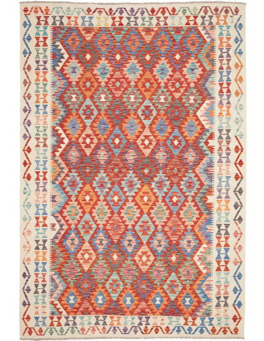 Kilim 204x300 Cm Kilim, Afghanistan, Hand-carded Wool,