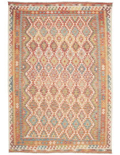 Kilim 208x302 Cm Kilim, Afghanistan, Lana Cardata A Mano