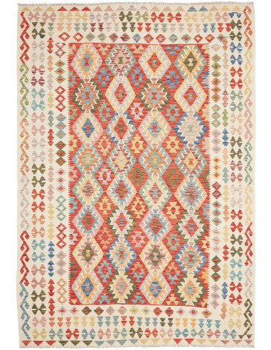 Kilim 208x291 Cm Kilim, Afghanistan, Wool, Cotton