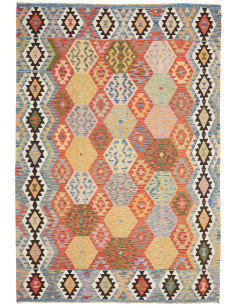 Kilim 208x301 Cm Kilim, Afghanistan, Lana Cardata A Mano,