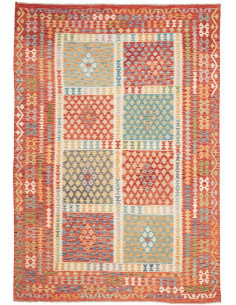 Kilim 208x298 Cm Kilim Afghanistan Hand-carded Wool Cotton