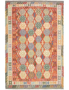 Kilim 207x301 Cm Kilim Afghanistan Hand-carded Wool
