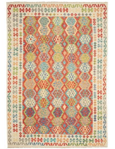 Kilim 209x301 Cm Kilim Afghanistan, Lana Cardata A Mano