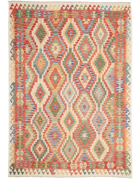 Kilim 210x295 Cm Kilim Afghanistan Lana Cotone