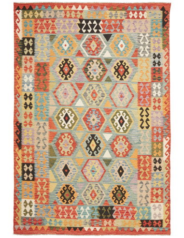 Kilim 209x315 Cm Kilim, Afghanistan, Hand-carded Wool,