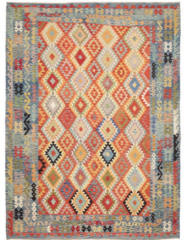 Kilim 256x354 Cm Kilim, Afghanistan, Hand-carded Wool (warp: