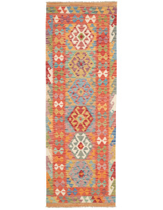 Kilim 82x245 Cm Kilim Afghanistan, Lana Cardata A Mano,
