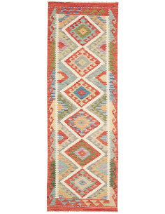 Kilim 81x243 Cm Kilim, Afghanistan, Lana Cardata A Mano