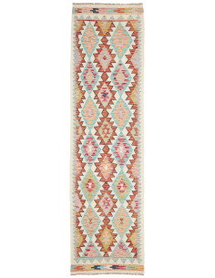 Kilim 80x296 Cm Kilim, Afghanistan, Lana Cardata A Mano