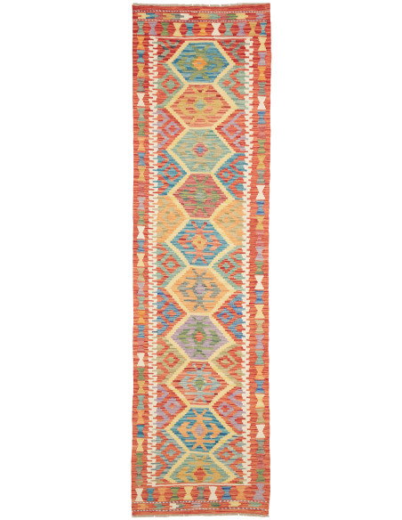 Kilim 78x294 Cm Kilim Afghanistan Hand-carded Wool Cotton