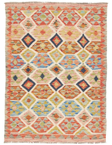 Kilim 99x135 Cm Kilim Afghanistan Hand-carded Wool