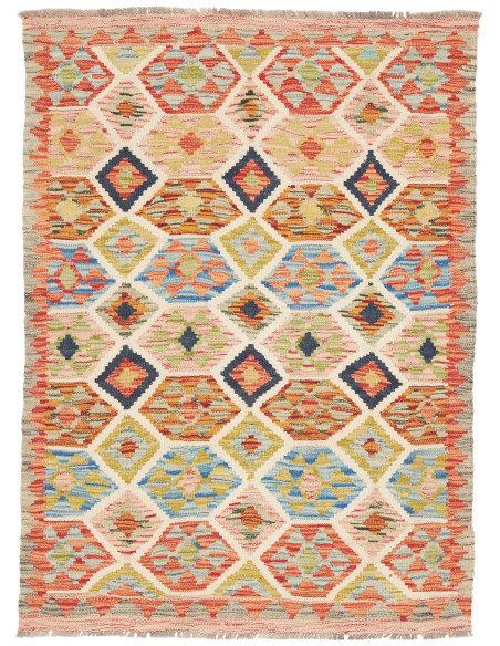 Kilim 99x135 Cm Kilim Afghanistan Hand-carded Wool