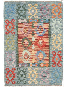Kilim 104x148 Cm Kilim Afghanistan Lana Cardata A Mano
