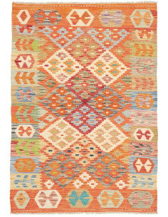 Kilim 102x148 Cm Kilim Afgano. Materiale: Lana Cardata A