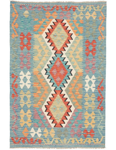 Kilim 102x155 Cm Kilim Afghanistan Hand-carded Wool (cotton