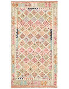 Kilim 105x196 Cm Kilim Afghanistan Lana Cardata A Mano