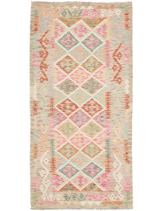 Kilim 99x200 Cm Kilim, Afghanistan, Lana Cardata A Mano