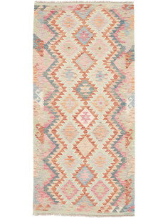Kilim 97x207 Cm Kilim, Afghanistan, Lana Cardata A Mano