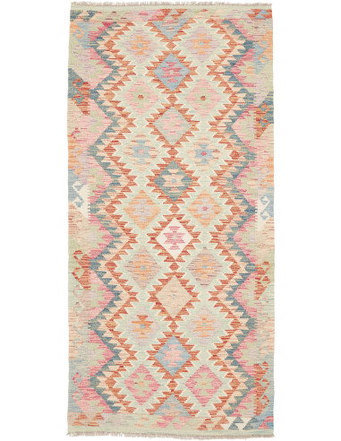 Kilim 97x207 Cm Kilim, Afghanistan, Lana Cardata A Mano