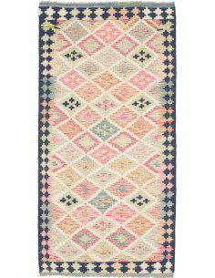 Kilim 96x195 Cm Kilim, Afghanistan, Lana Cardata A Mano