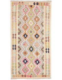 Kilim 104x198 Cm Kilim, Afghanistan, Lana Cardata A Mano
