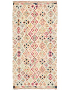 Kilim 100x203 Cm Kilim Afghanistan Hand-carded Wool (warp: